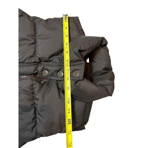 J.crew chocolate brown puffer vest size small - Picture 9 of 9